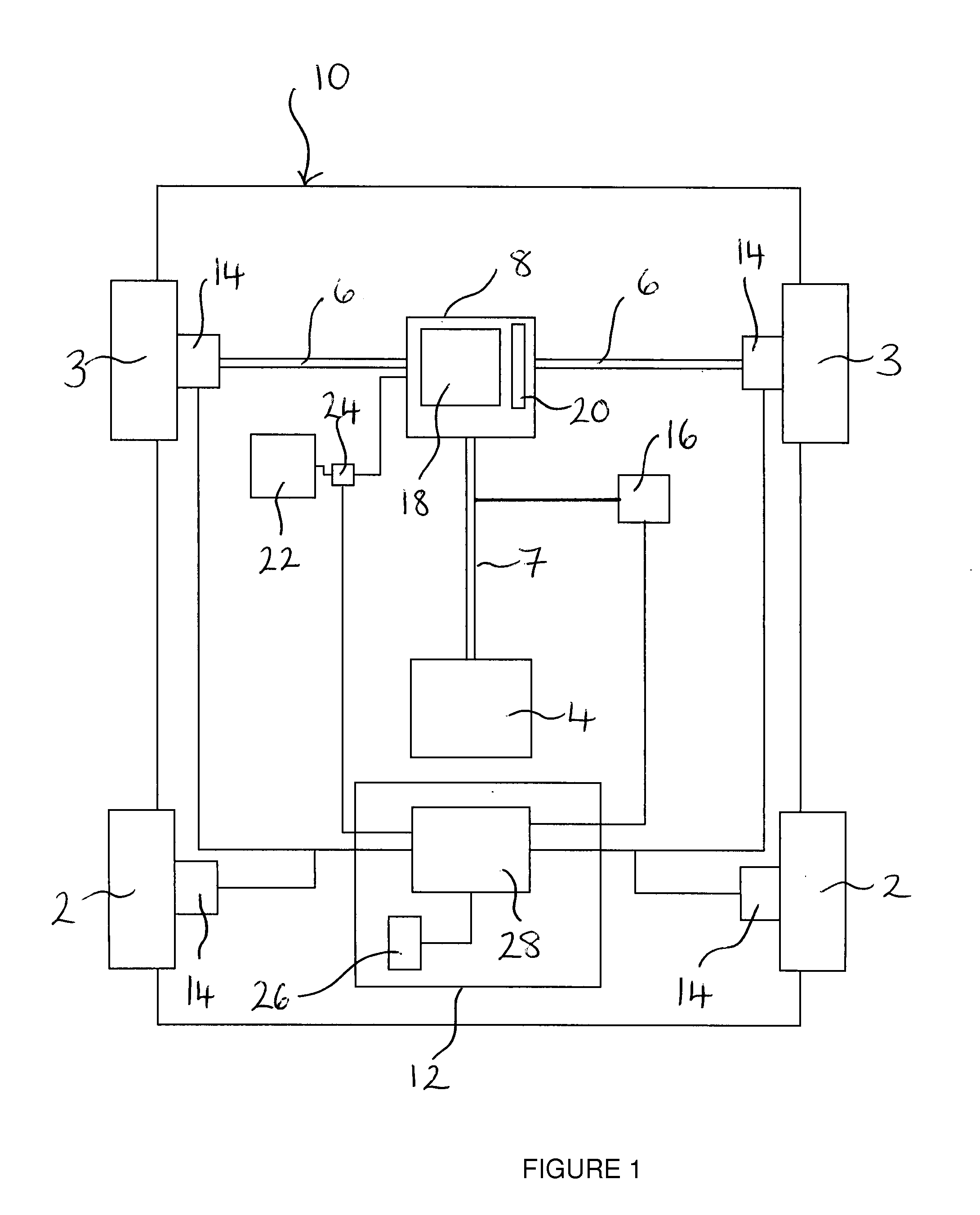 Braking apparatus for a vehicle and vehicle comprising said braking apparatus