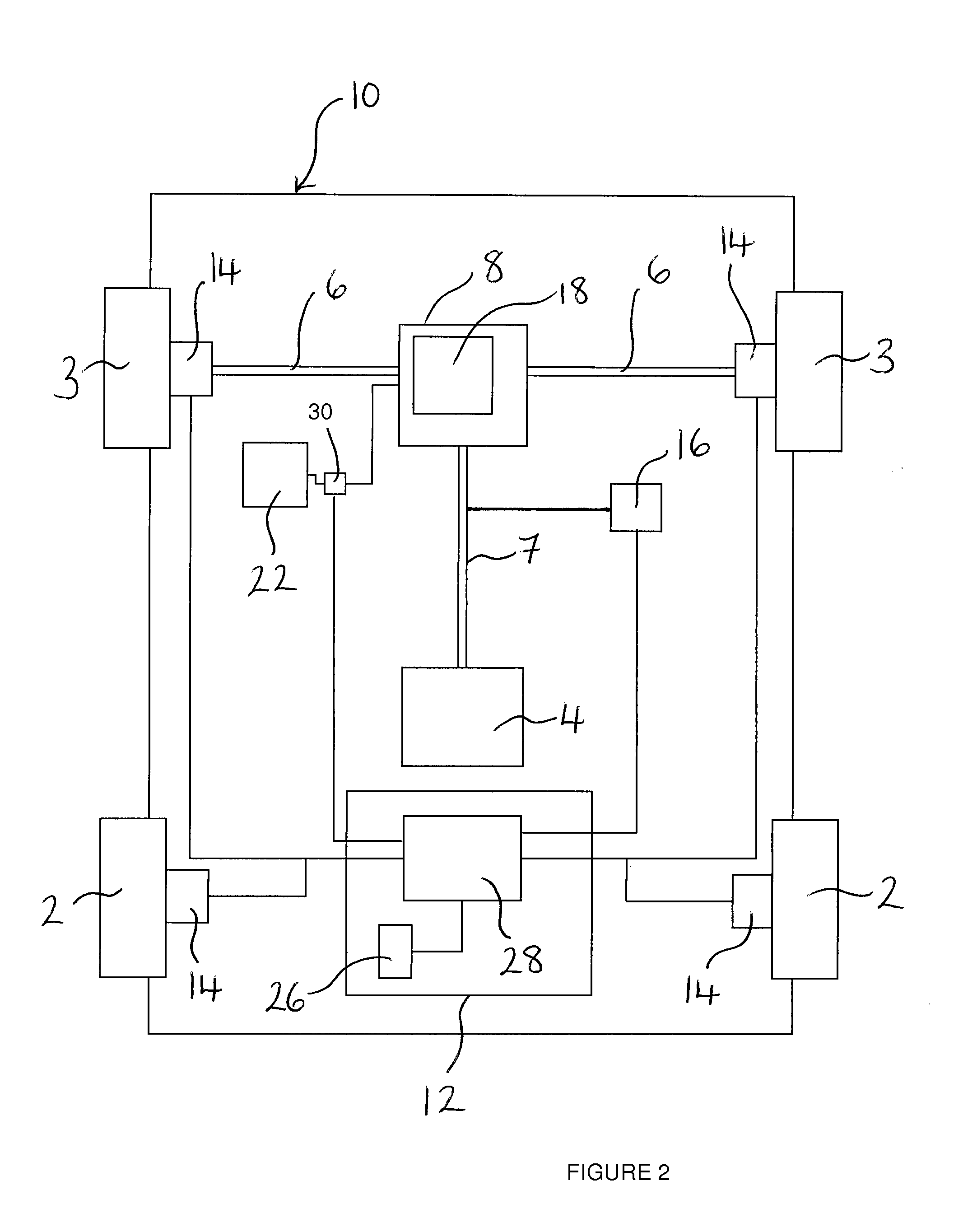 Braking apparatus for a vehicle and vehicle comprising said braking apparatus