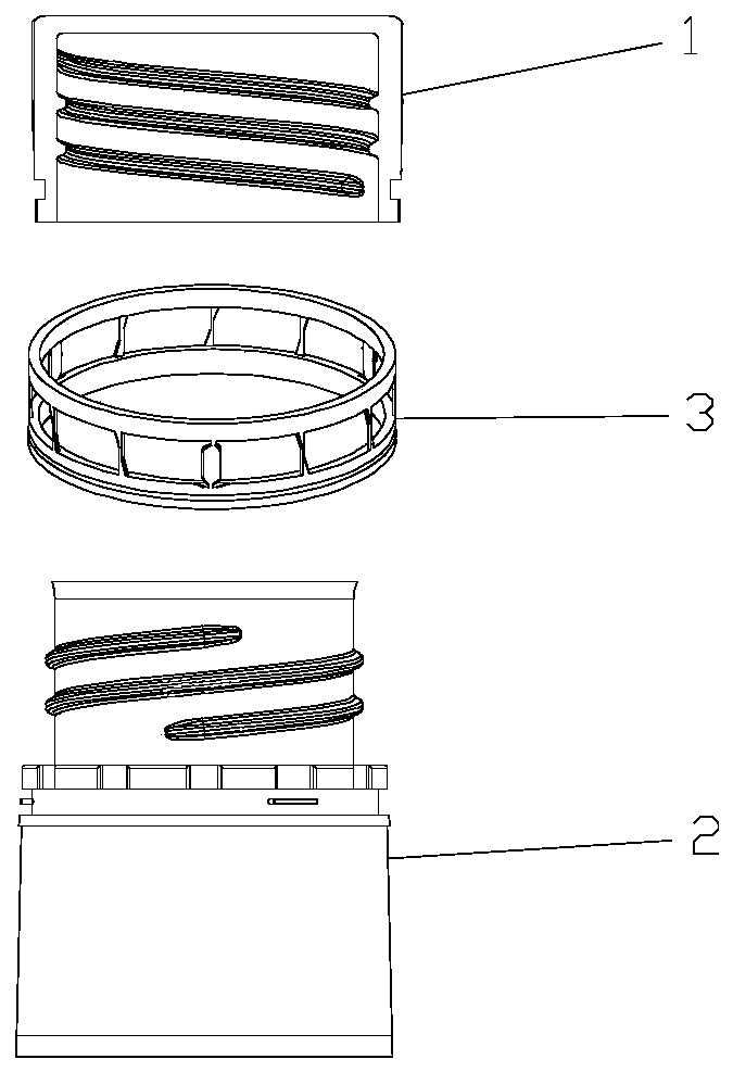 Anti-counterfeiting structure of a bottle cap