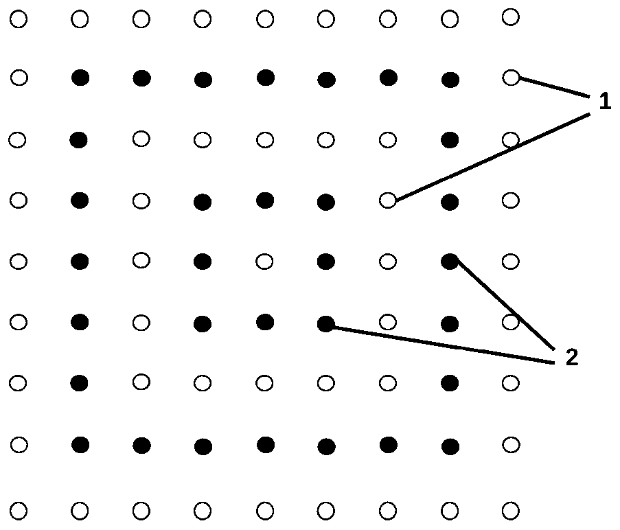 Differential elastic modulus support column array and vacuum glass