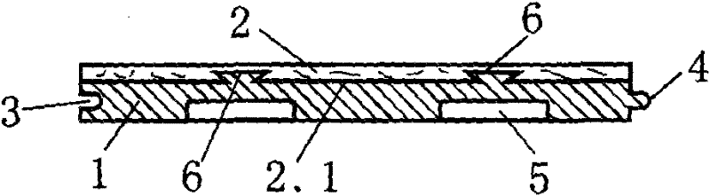 Wood-plastic base composite floor with solid wood panel and manufacturing method thereof