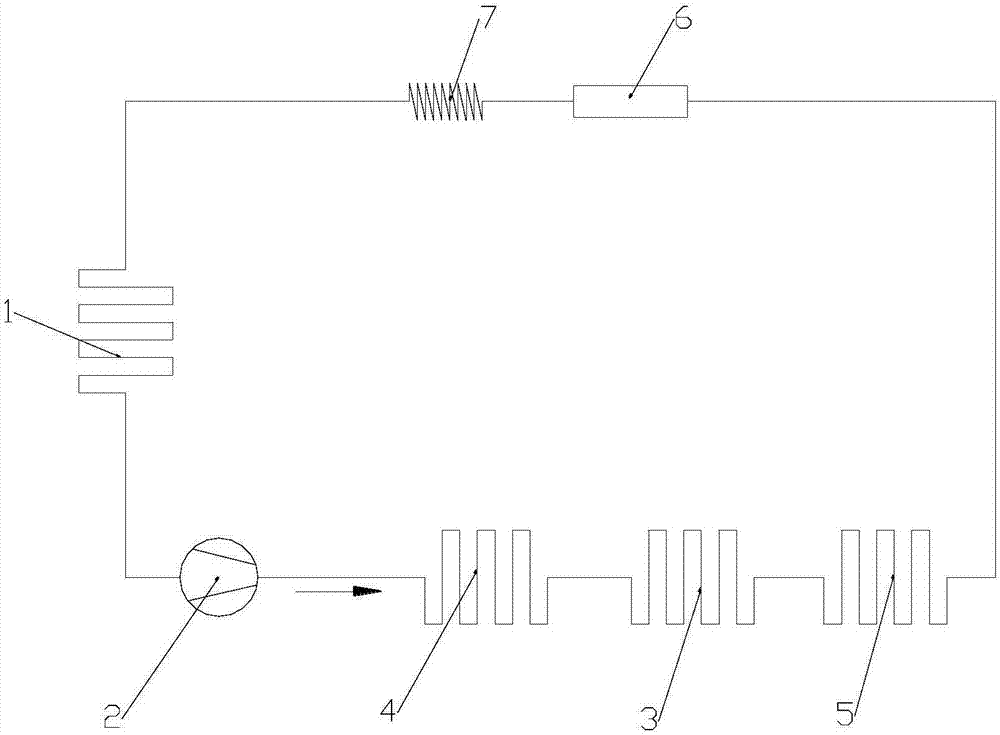 Anti-condensation refrigerating system and method for refrigerator and refrigerator