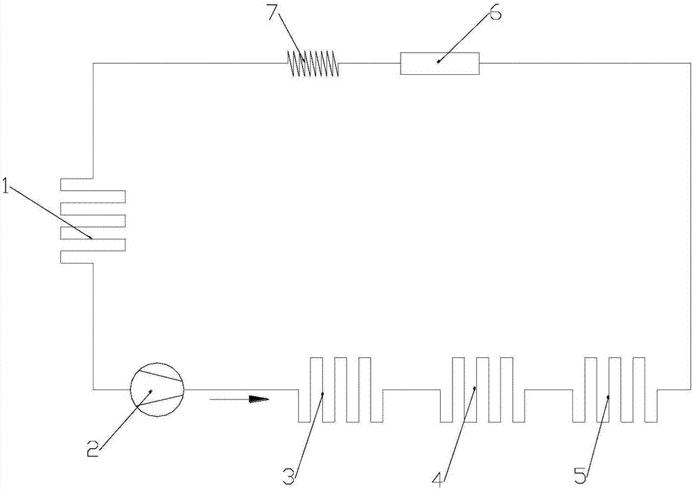 Anti-condensation refrigerating system and method for refrigerator and refrigerator