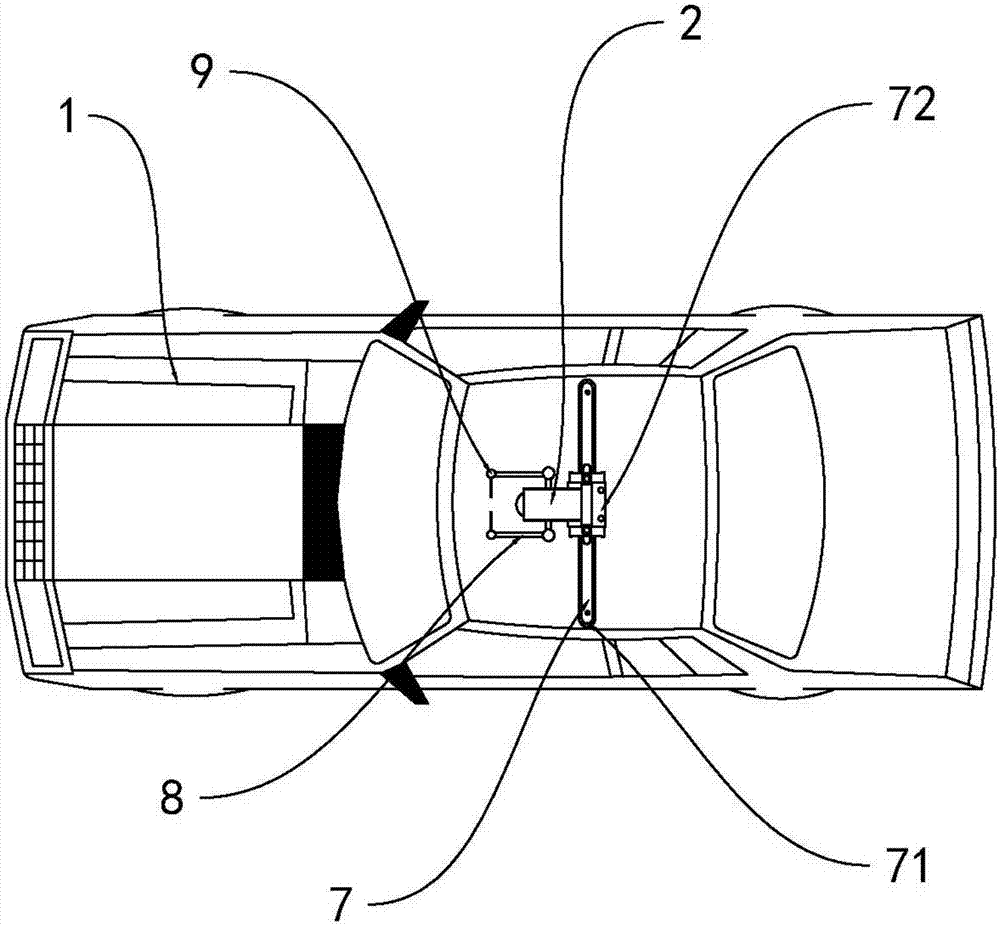 Mobile detection device with adjustable angle