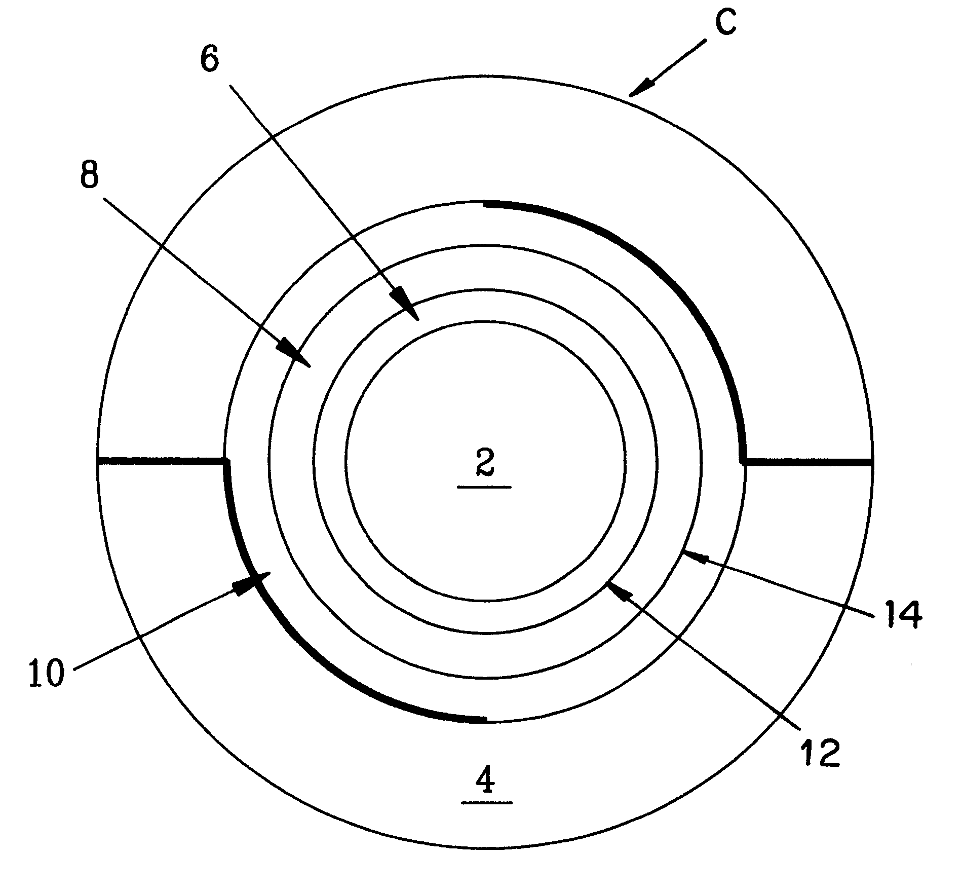 Oxidation-resistant interfacial coating for fiber-reinforced ceramic