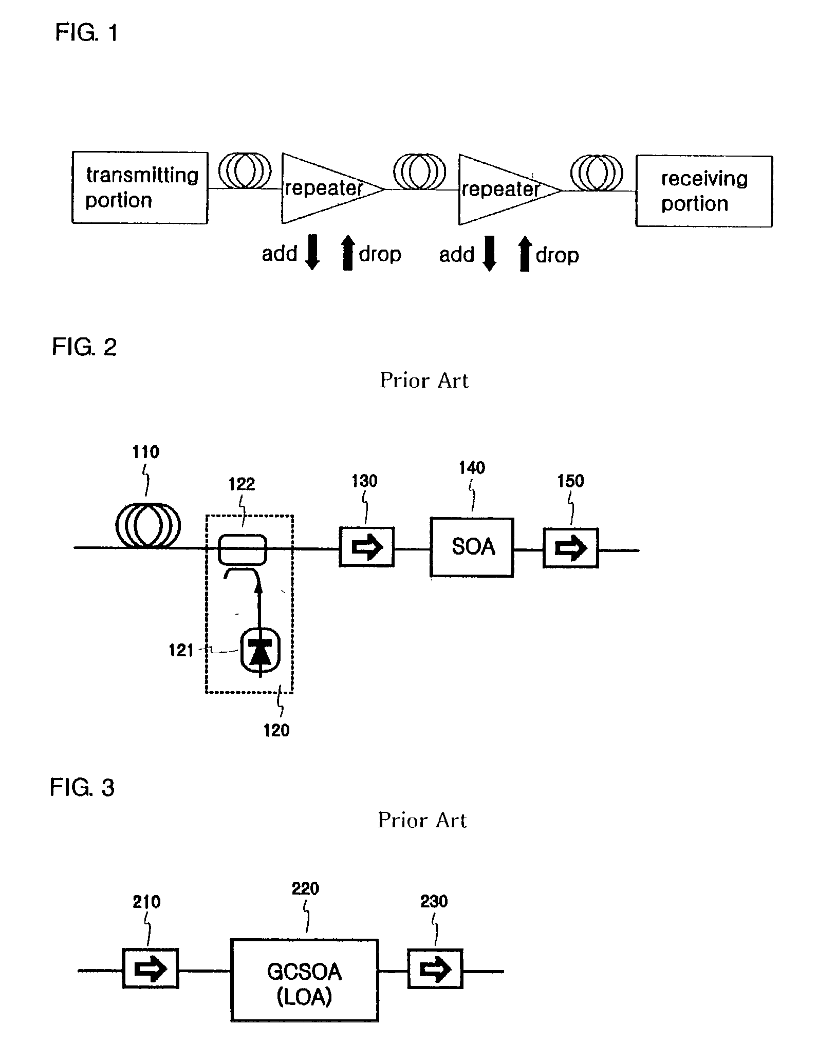 Hybrid optical amplifier coupling raman fiber amplifier semiconductor optical amplifier