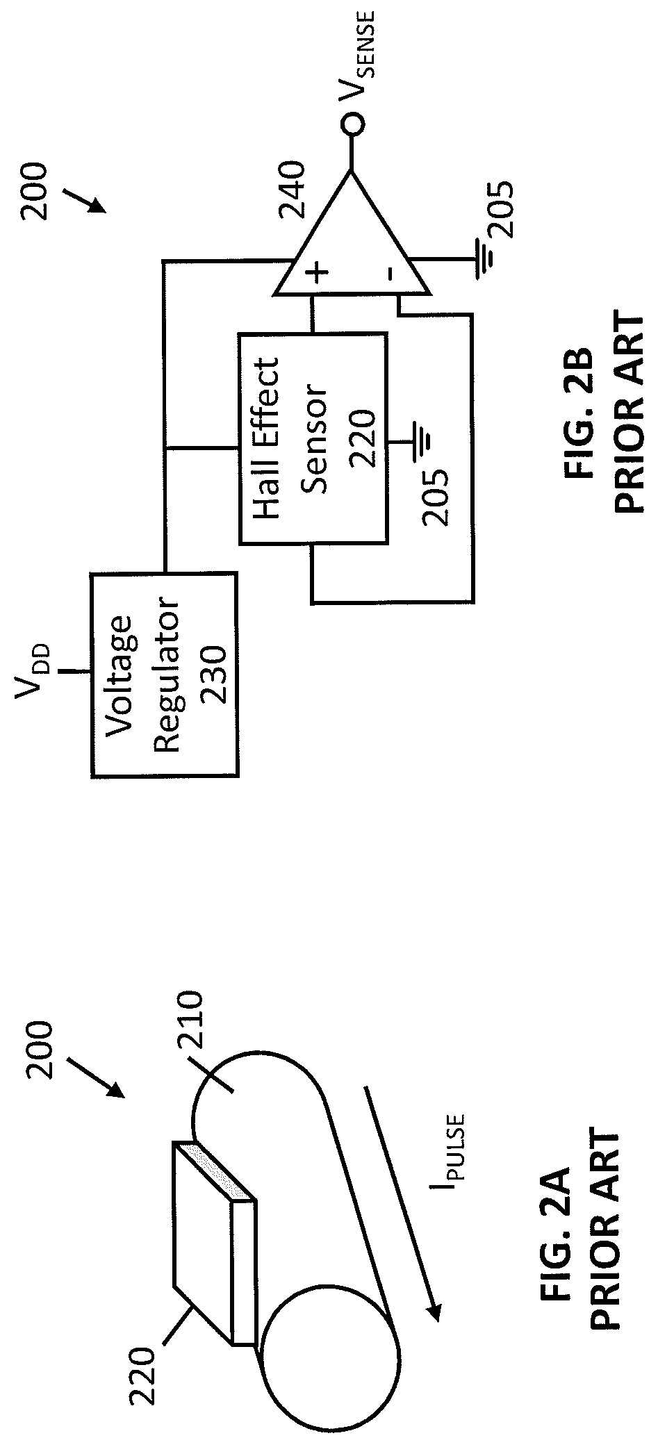 Magnetic field pulse current sensing for timing-sensitive circuits