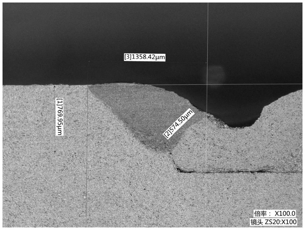 Laser welding method for sealing nail