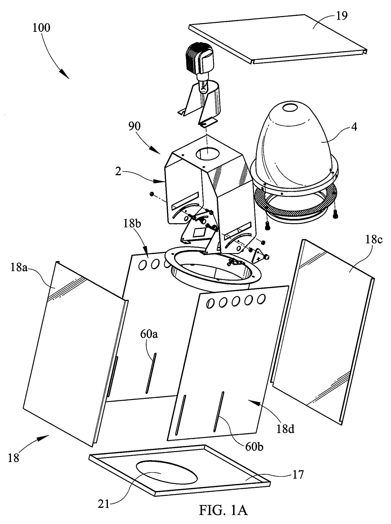 Adjustable lighting fixture for sloped ceiling