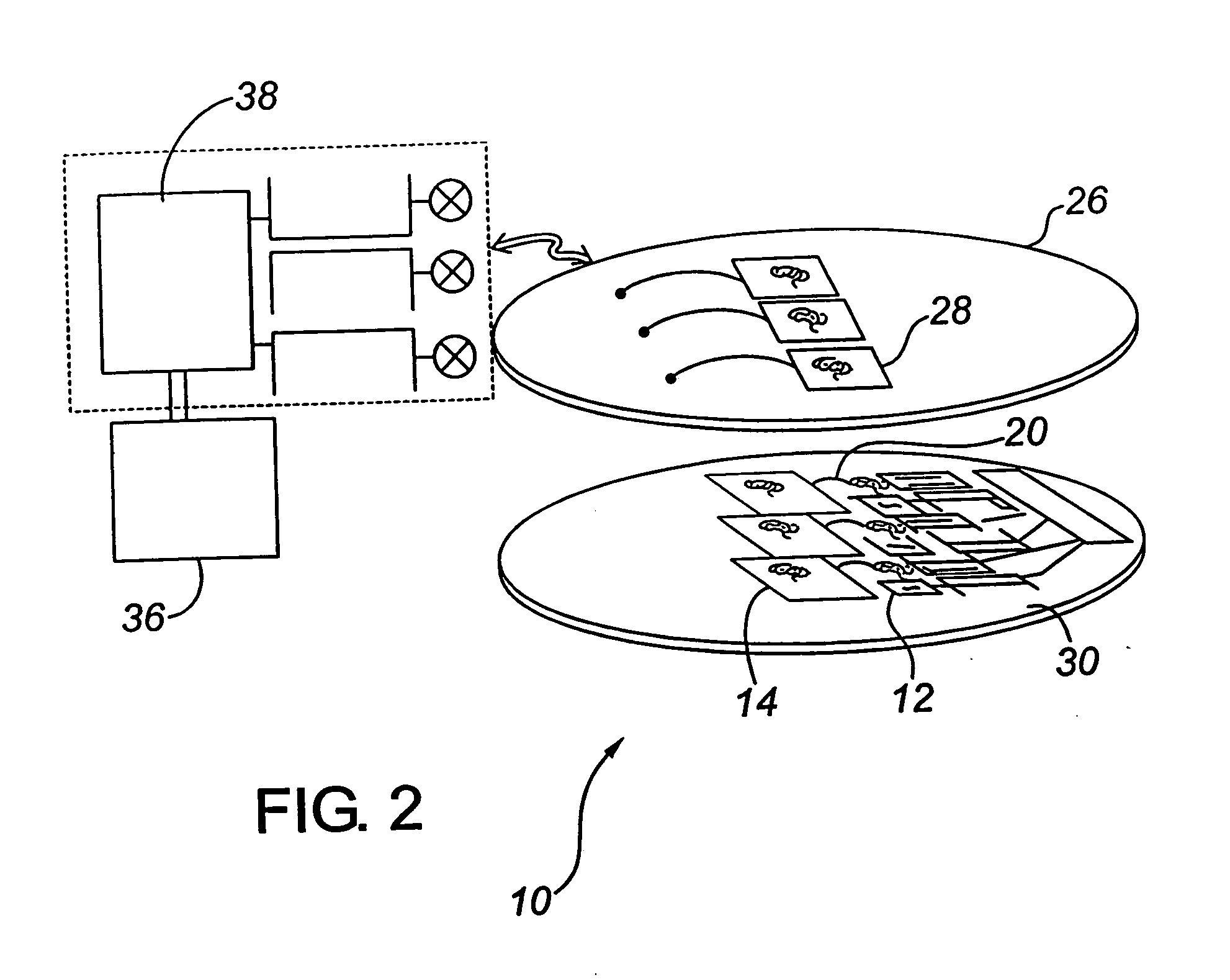 Non-contact tester for electronic circuits