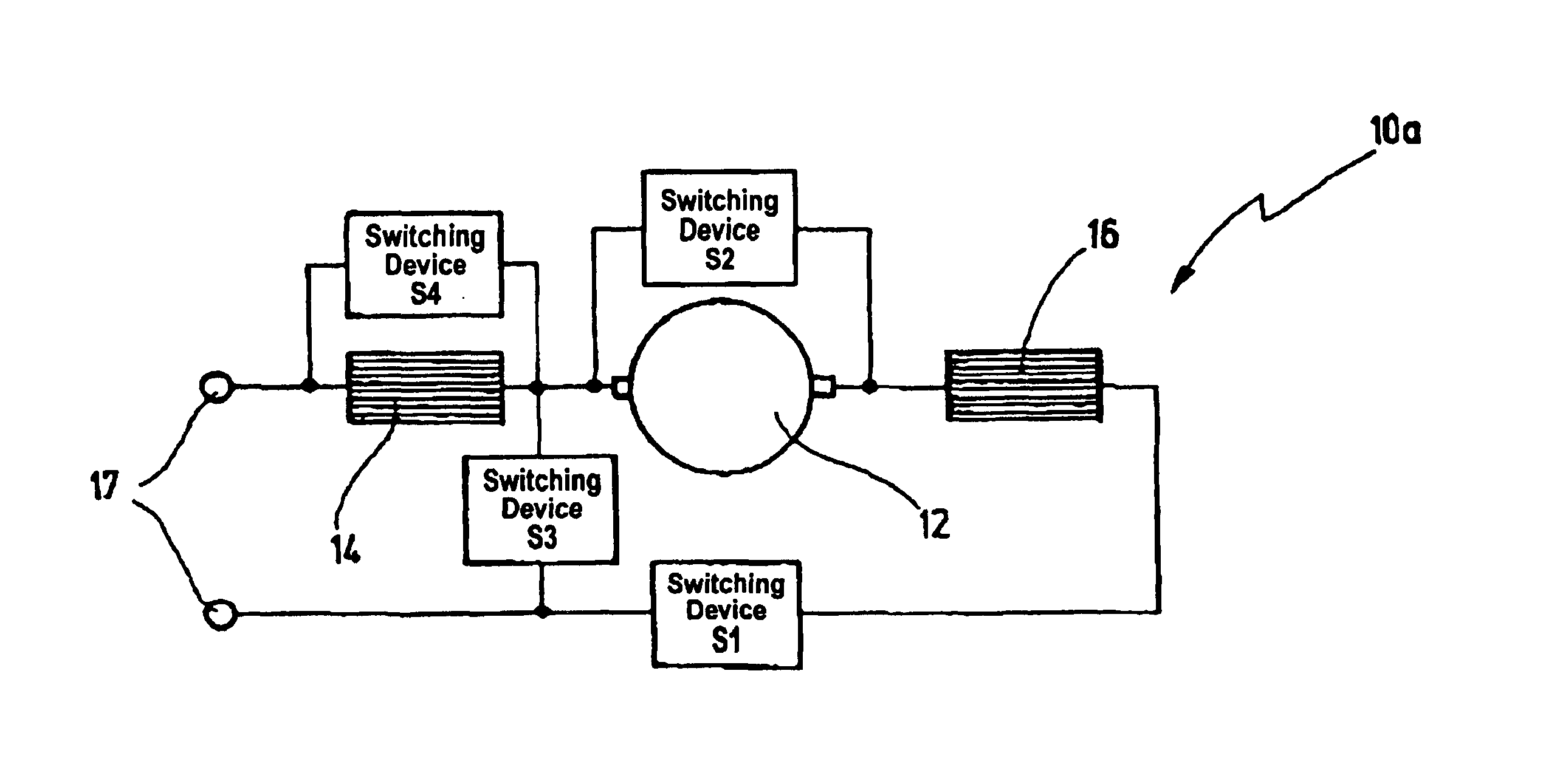 Electric motor with electronic brake