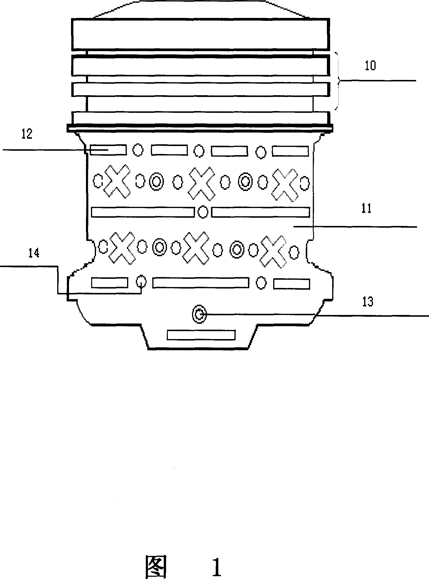 Oil saving piston of internal-combustion engine