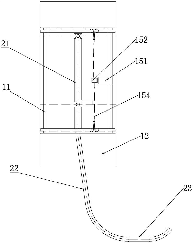 Single-rail self-steering mechanical parking space