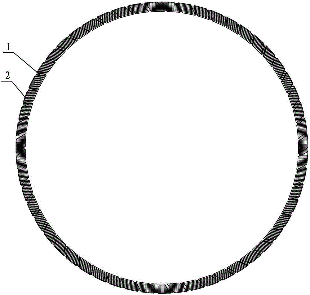 Bead ring compound piece and tire rim structure with same