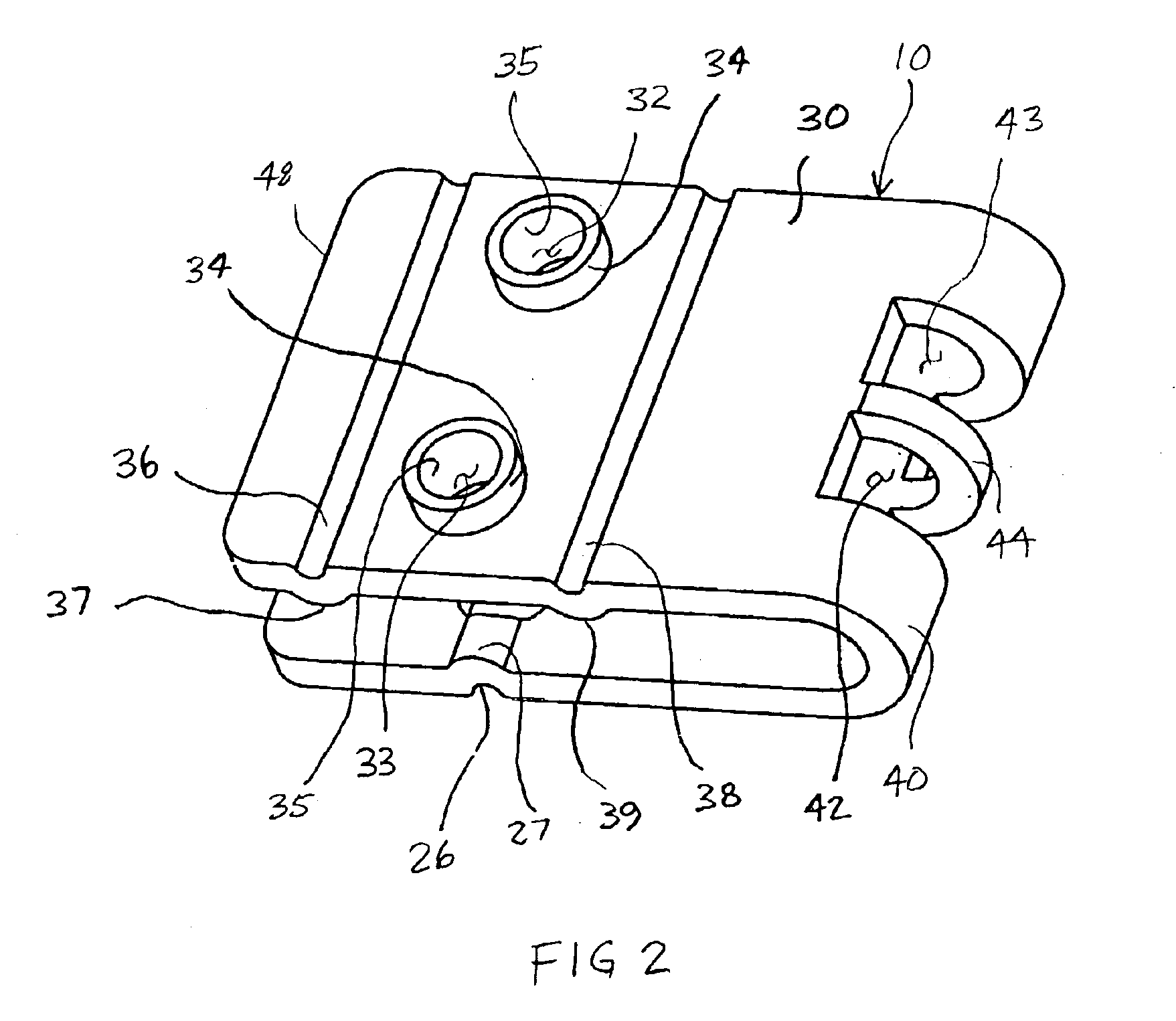 U-shaped wire rope clamp