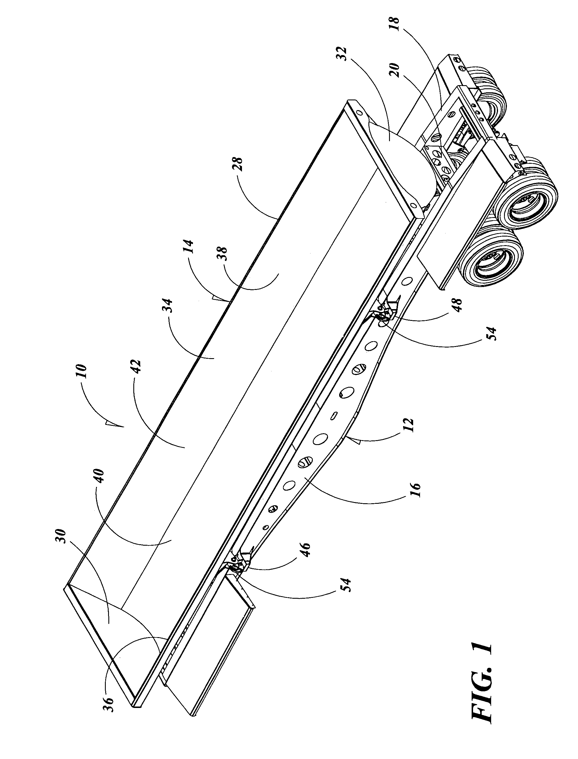 Bidirectional side dump trailer with improved tub lift system