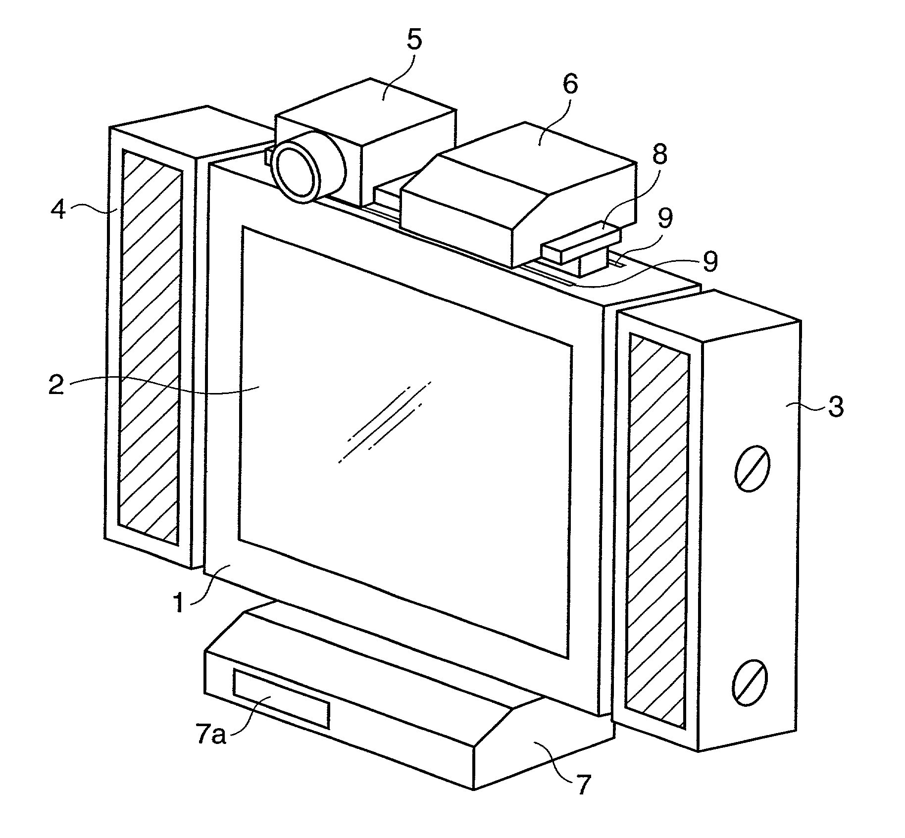 Image display system, image display apparatus and peripheral devices of image display apparatus