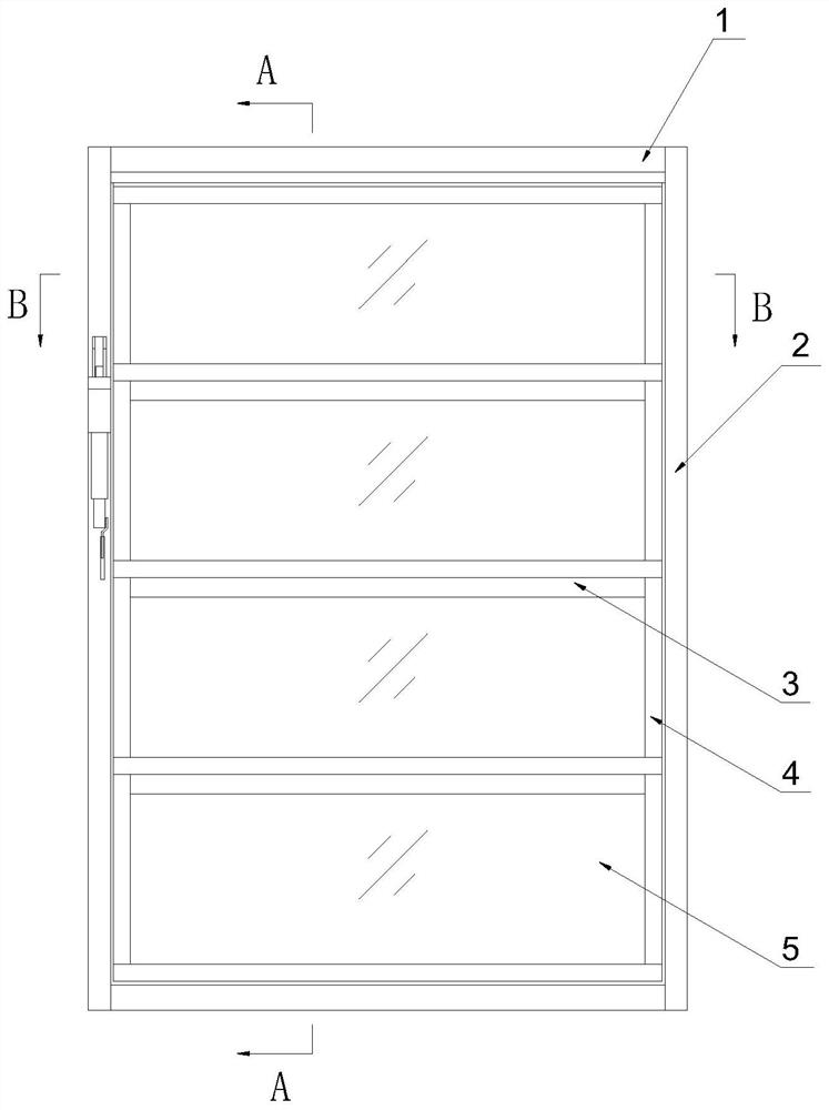 hollow glass shutter