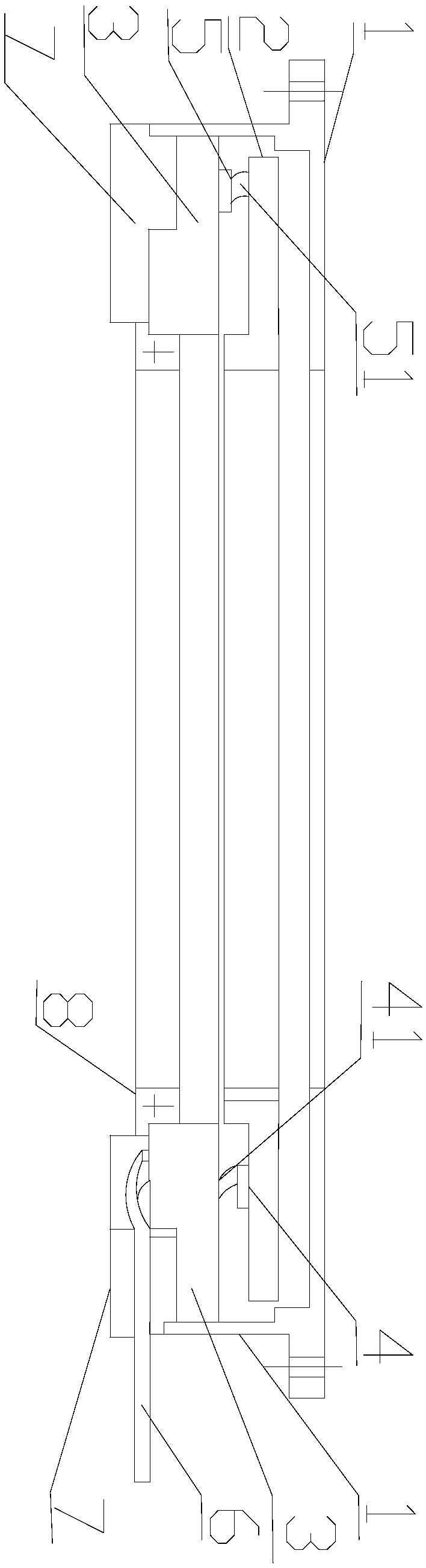 Resistor angular displacement sensor