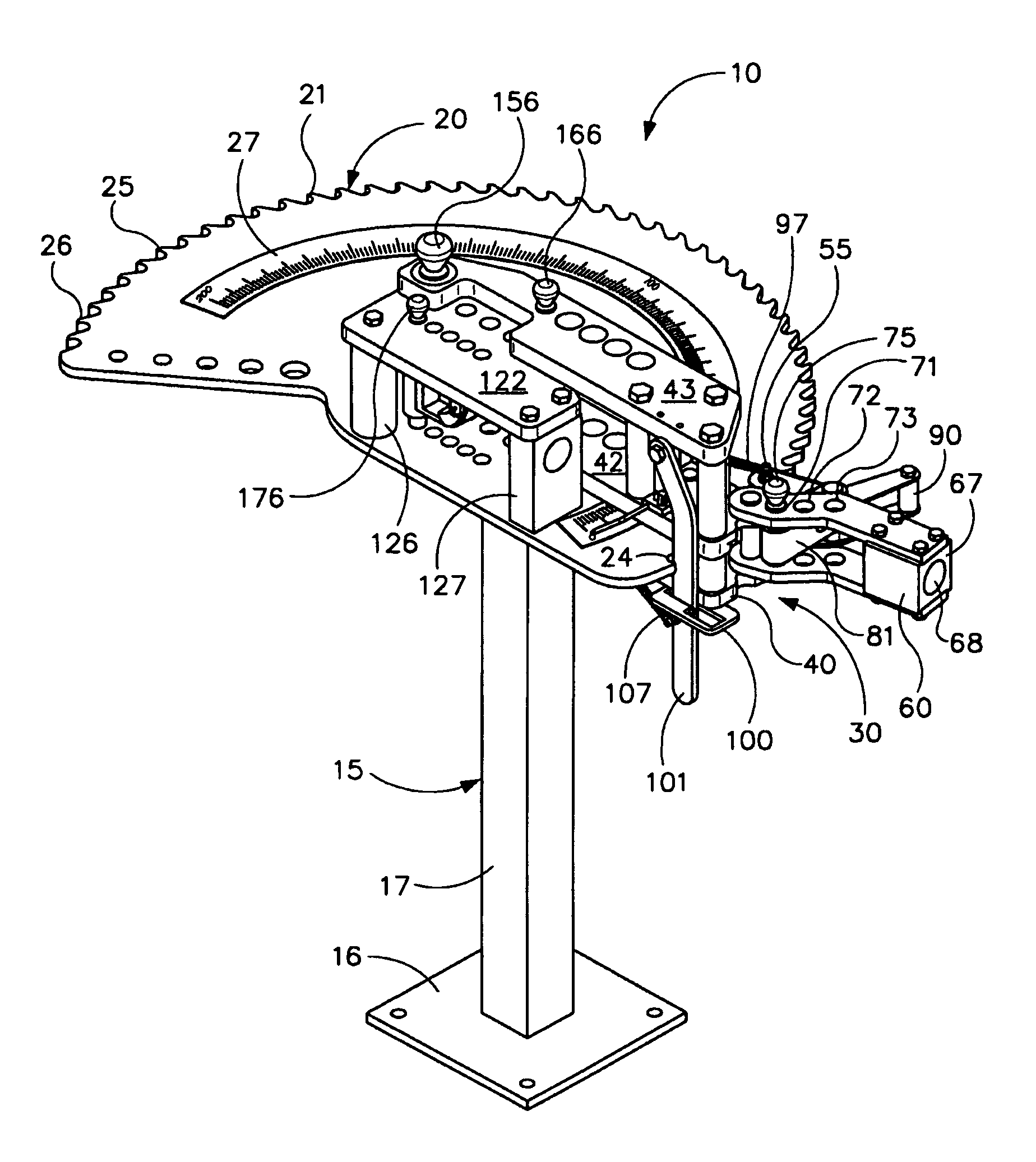 Tube bending machine