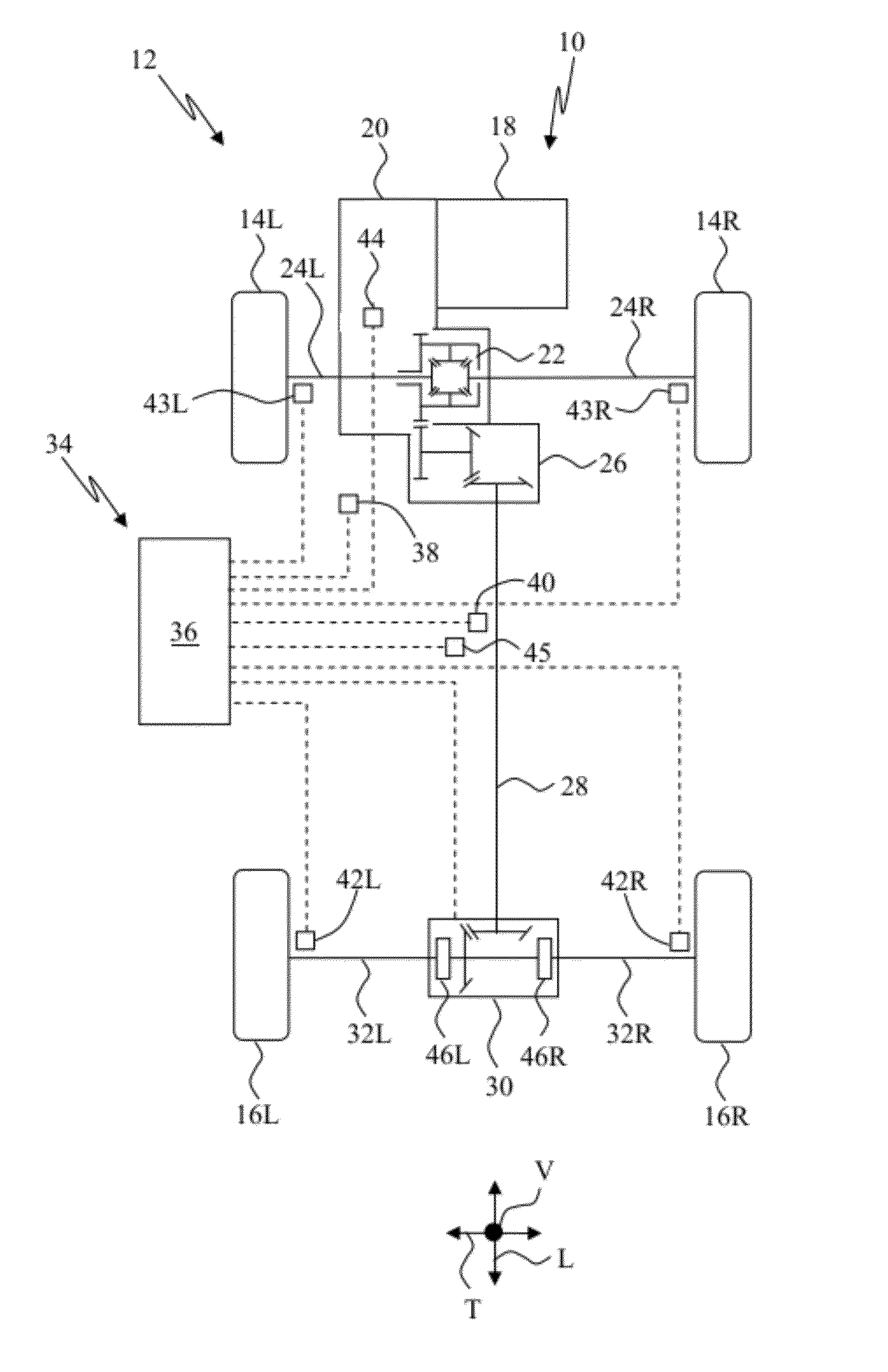 System and method for determining a steering angle for a vehicle and system and method for controlling a vehicle  based on same