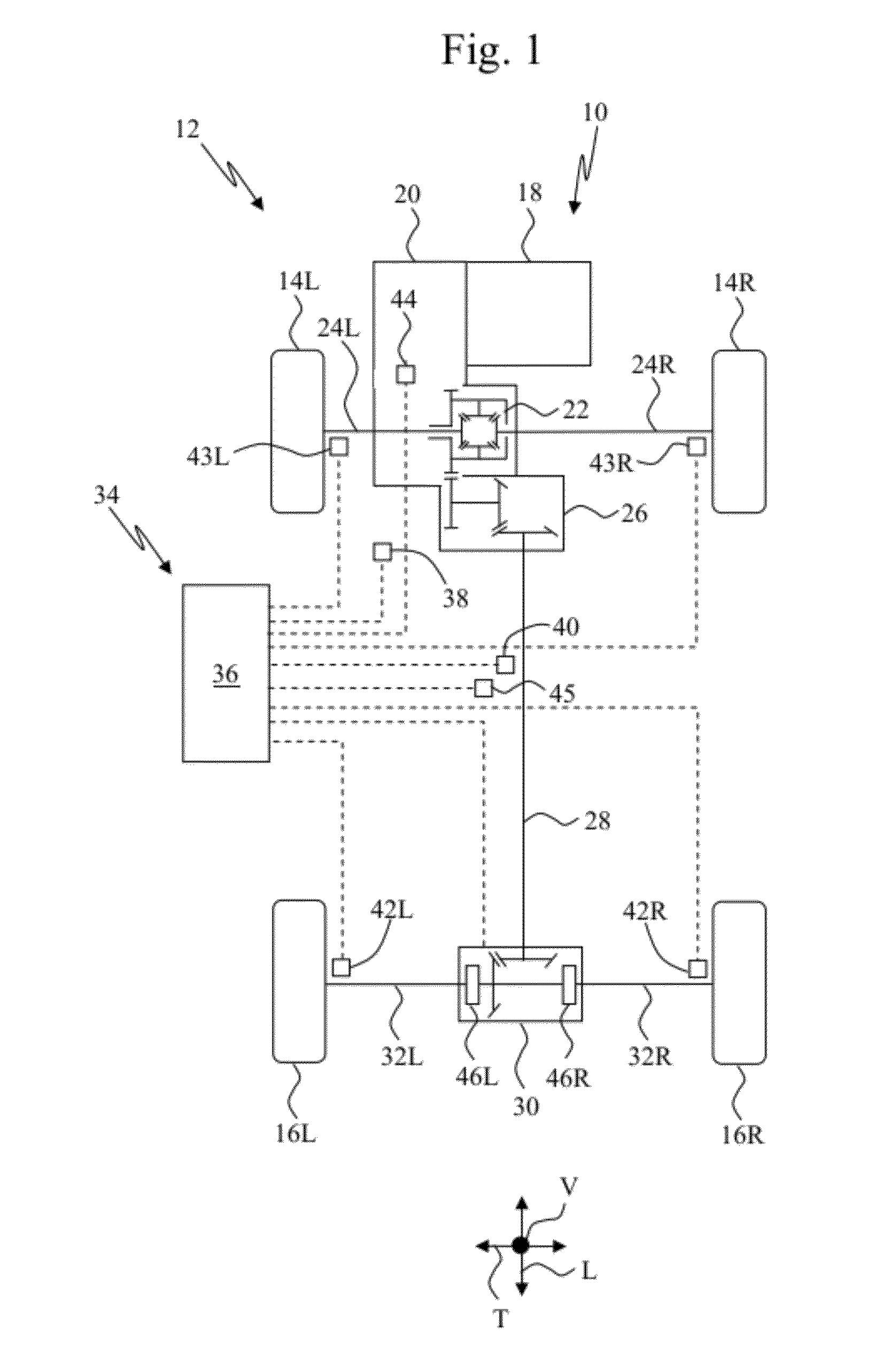 System and method for determining a steering angle for a vehicle and system and method for controlling a vehicle  based on same