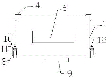 Novel partition type portable machinery accessory assembly box