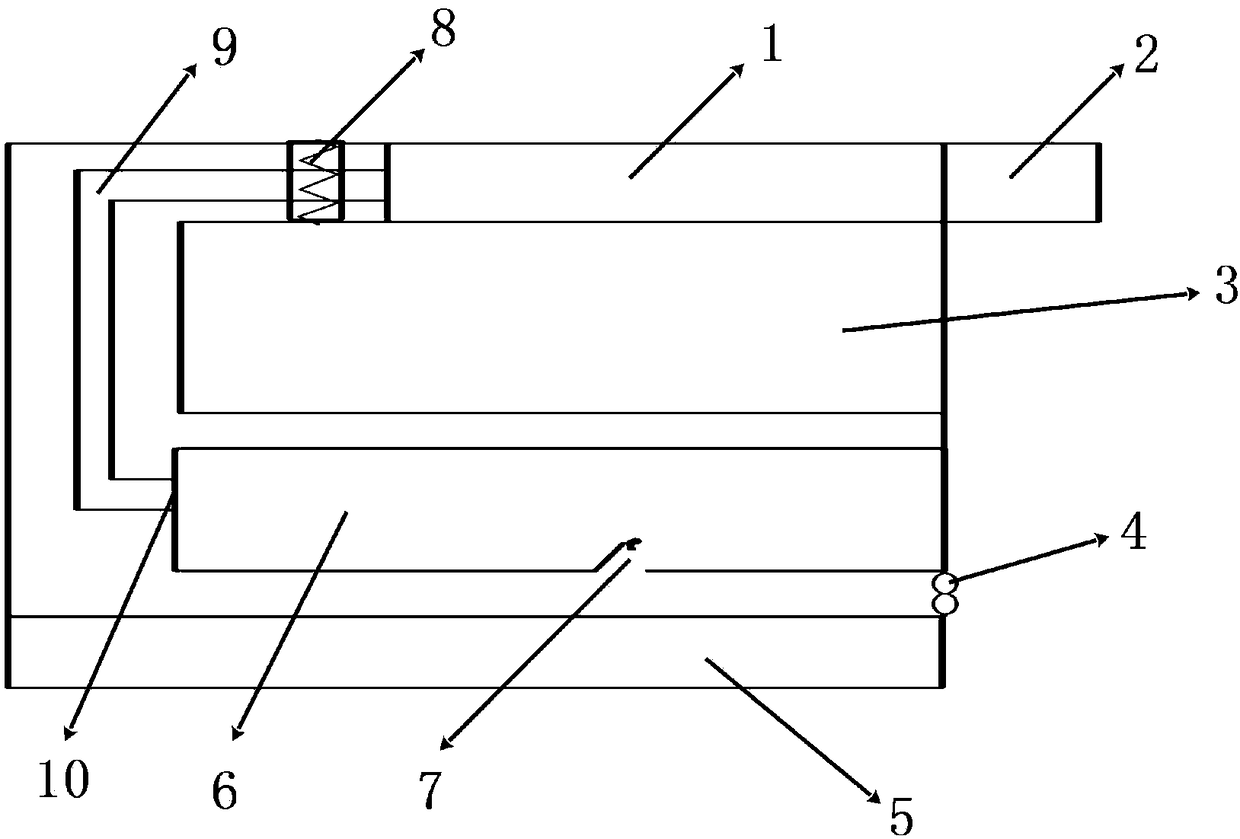 Push type cigarette heating device