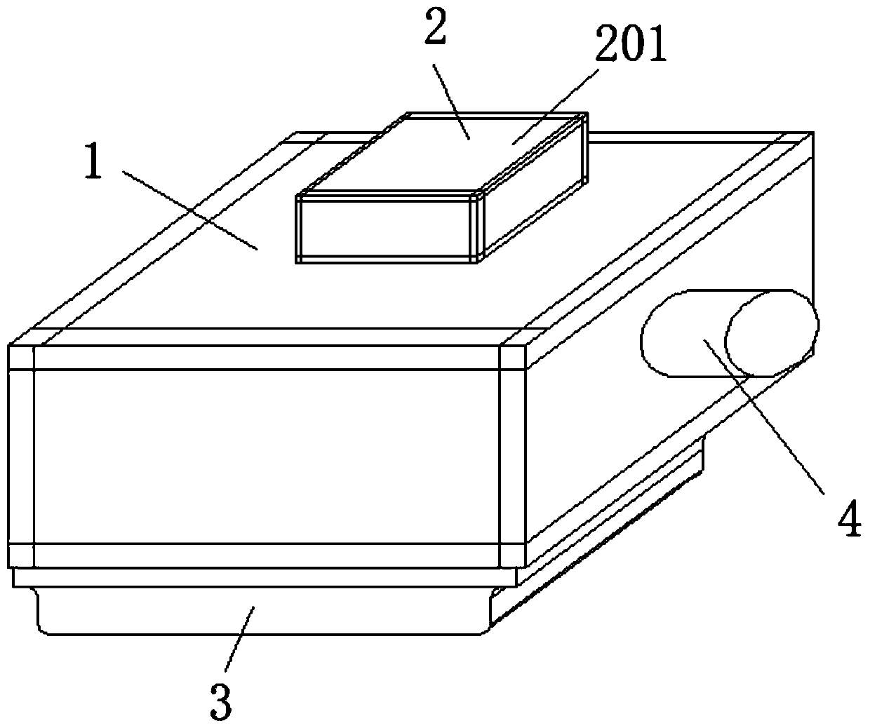 Gearbox main and auxiliary shaft assembly with lubricating and cooling structures