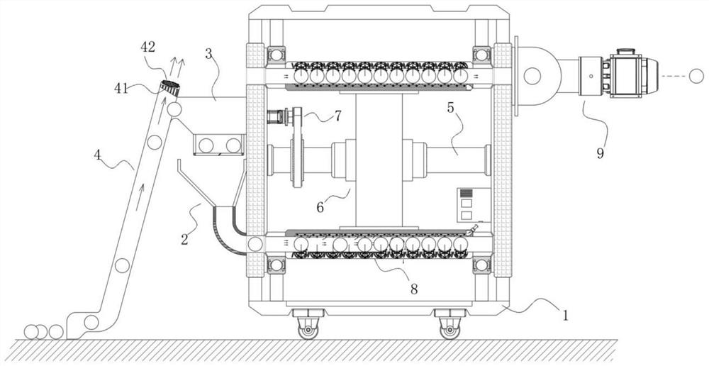 Table tennis ball serving device with picking function