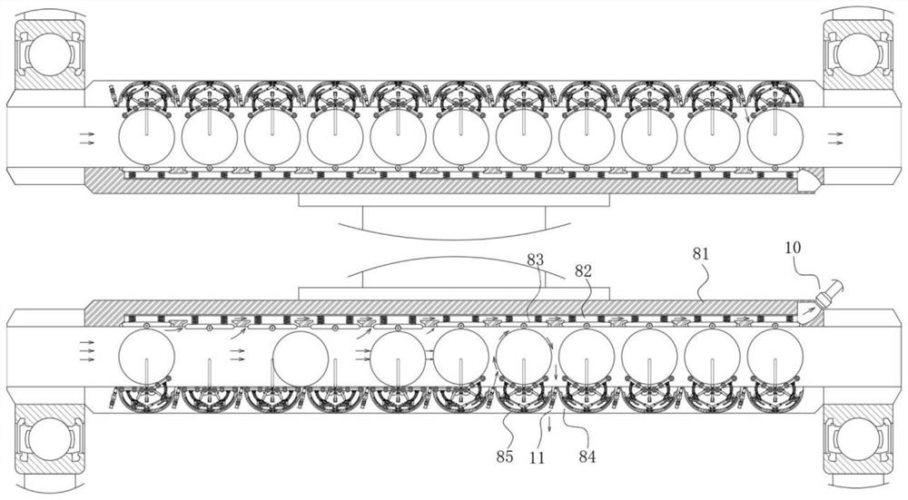 Table tennis ball serving device with picking function