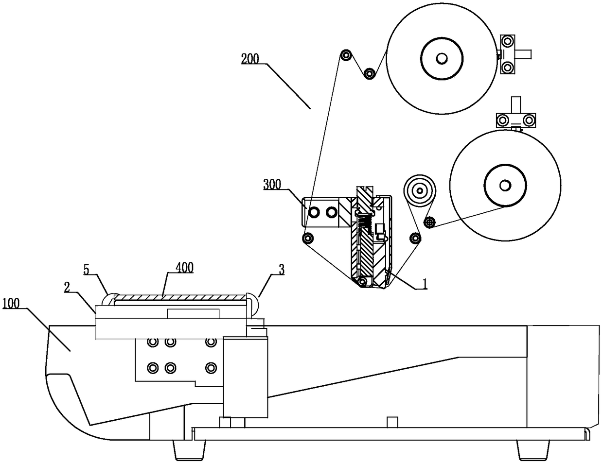 A hard carrier thermal printer