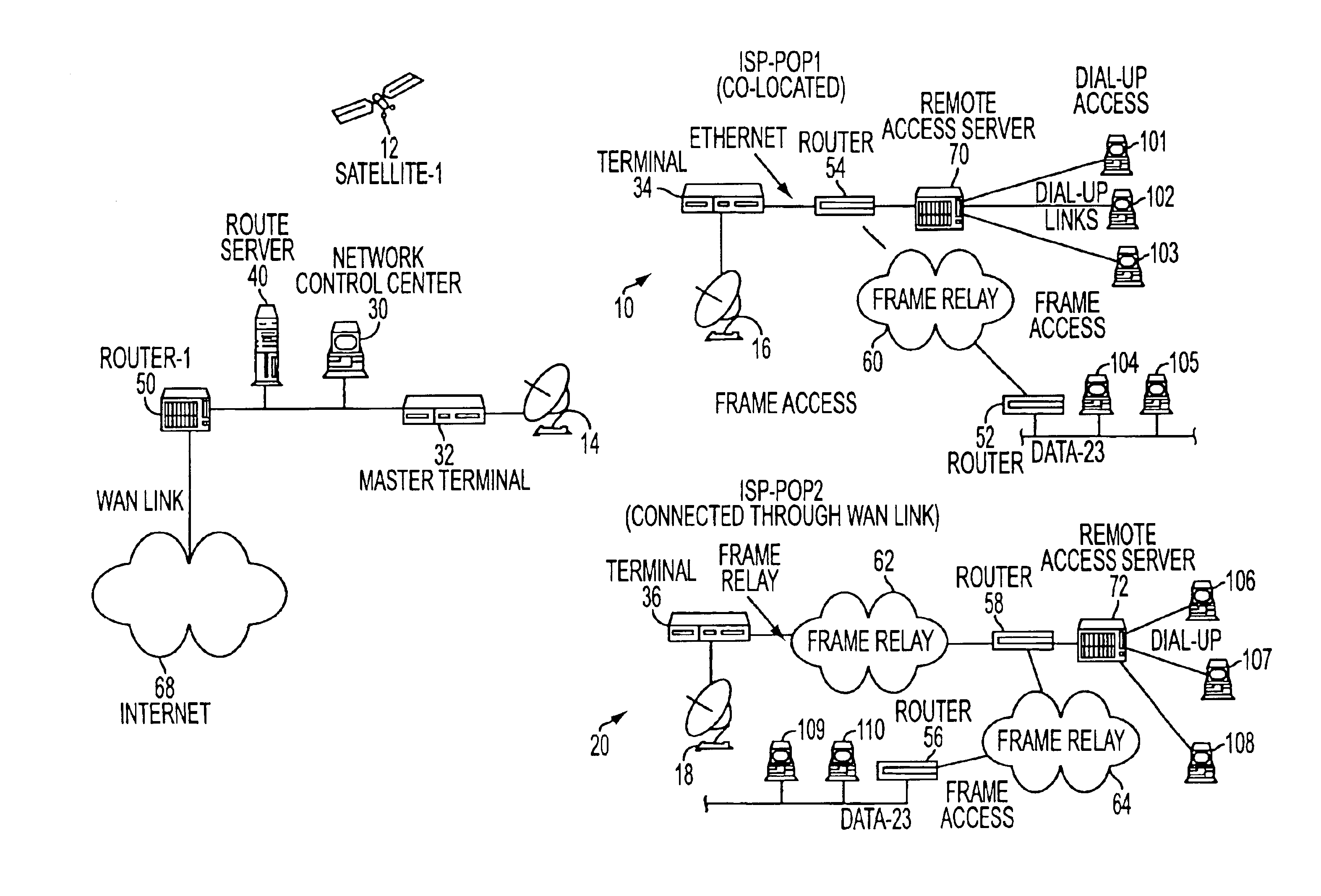 IP multicasting in mesh TDMA satellite networks