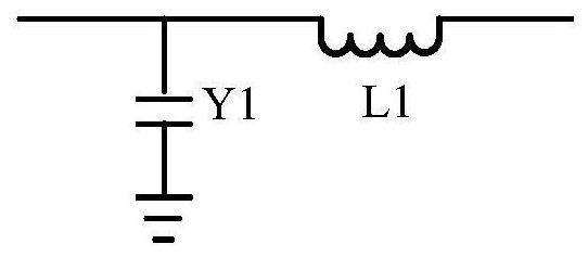 Interference filtering circuit of steering wheel and electric automobile