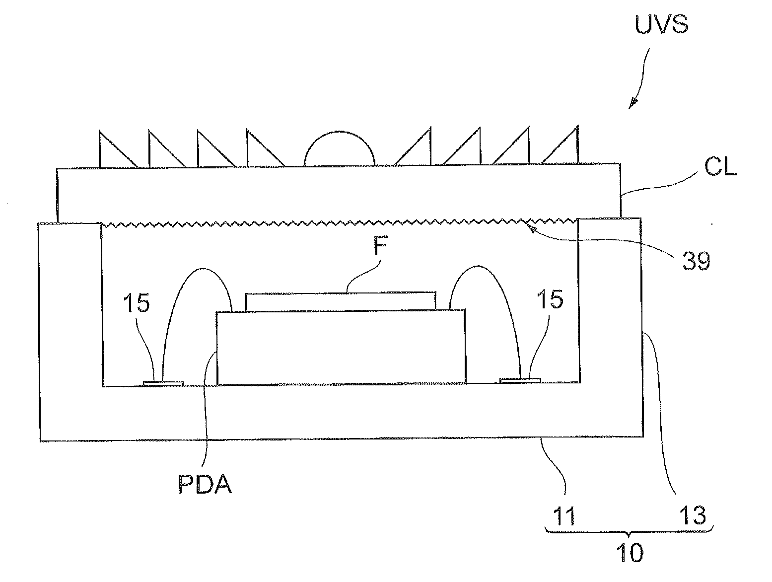 Ultraviolet sensor and ultraviolet detecting device