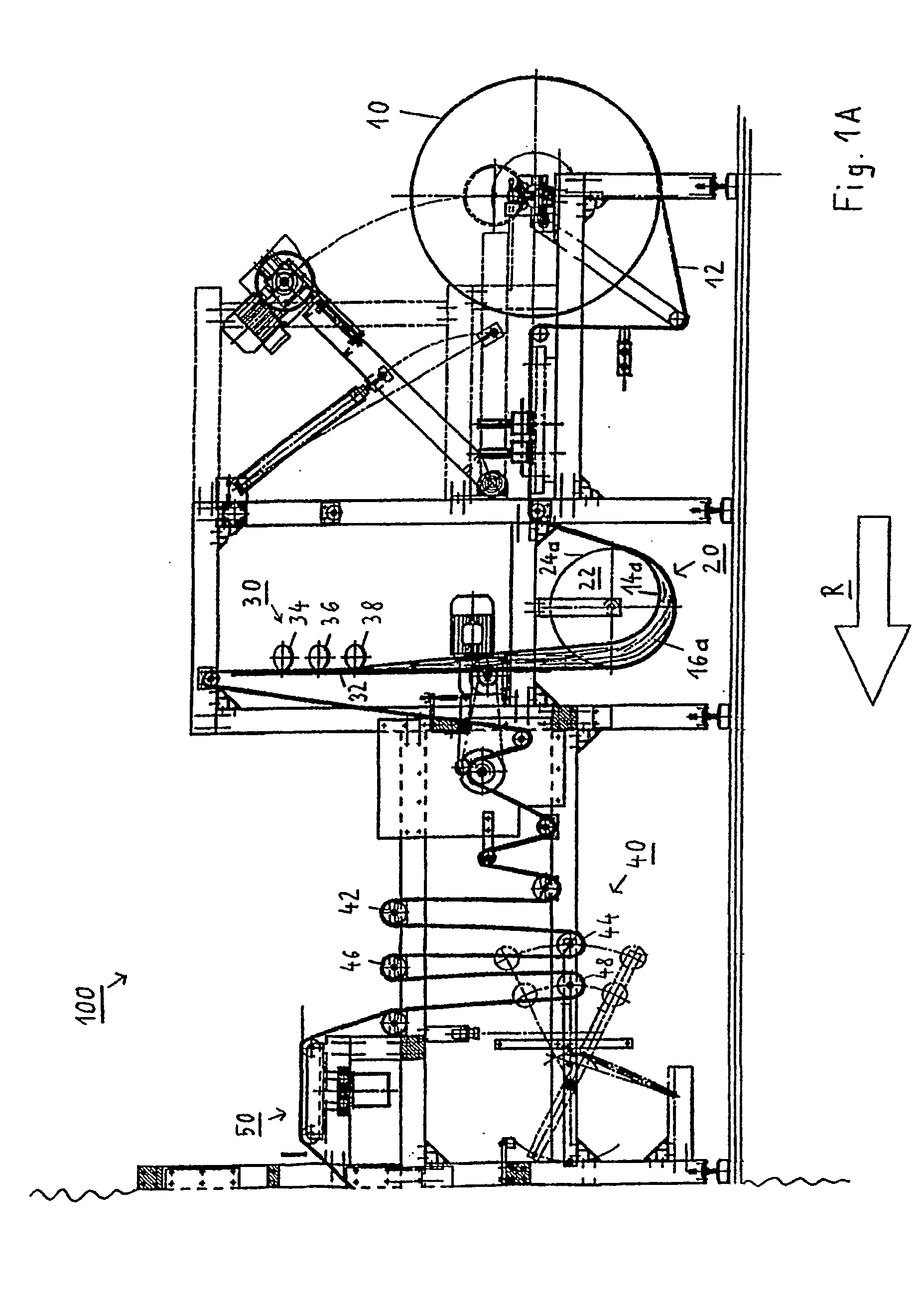 Method and device for the production of tubular films