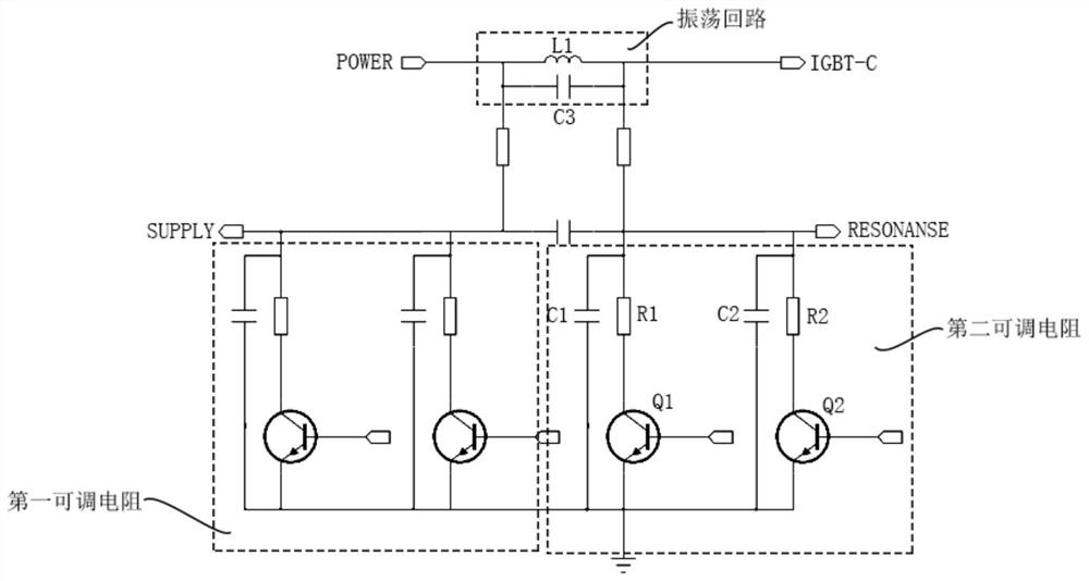 Voltage division proportion adjusting circuit, switch control circuit and cooking utensil