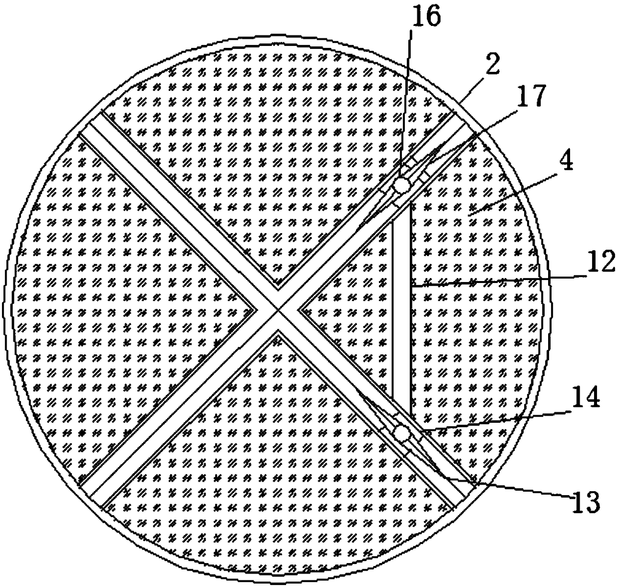 Livestock feed stirring device