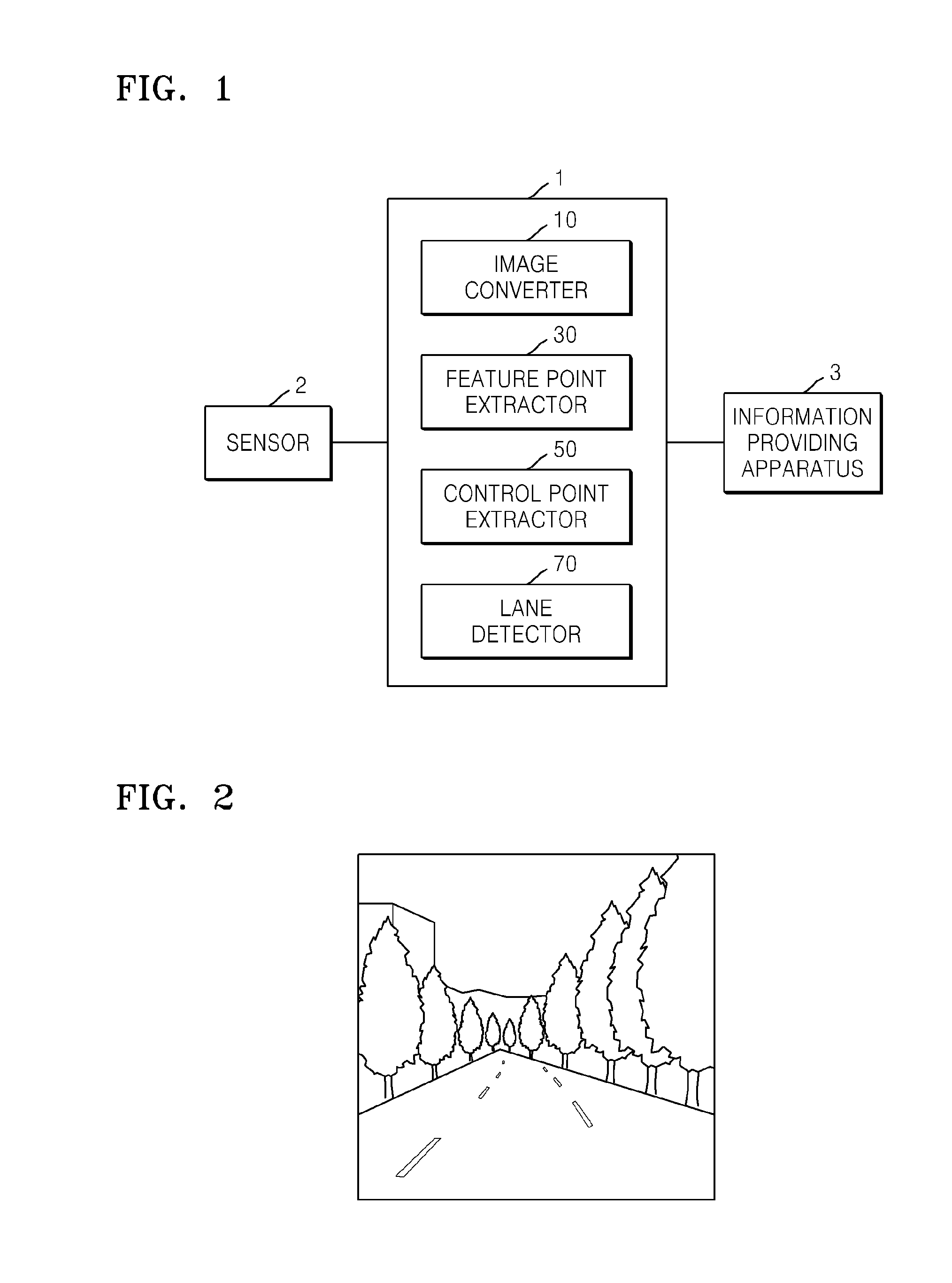 Lane detection system and method