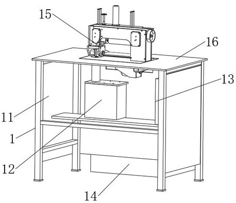 Underwear edge trimmer with waste collecting structure and using method of underwear edge trimmer