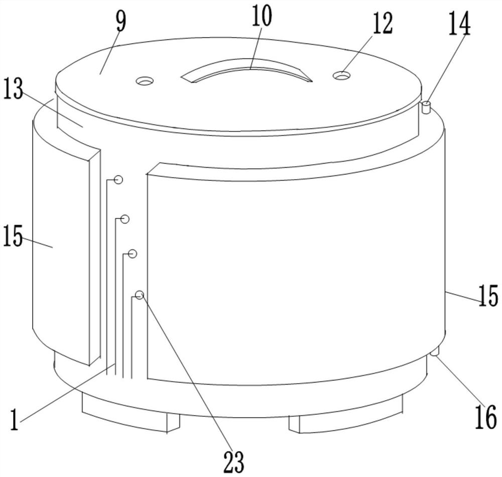 Nasal secretion sample treatment device