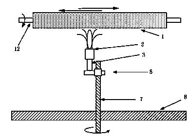 Machine tool for depositing optical fiber preform rods by outside chemical vapor deposition method