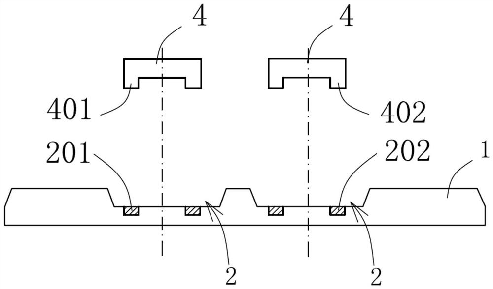 A mass transfer method of micro LED chips and a display backplane