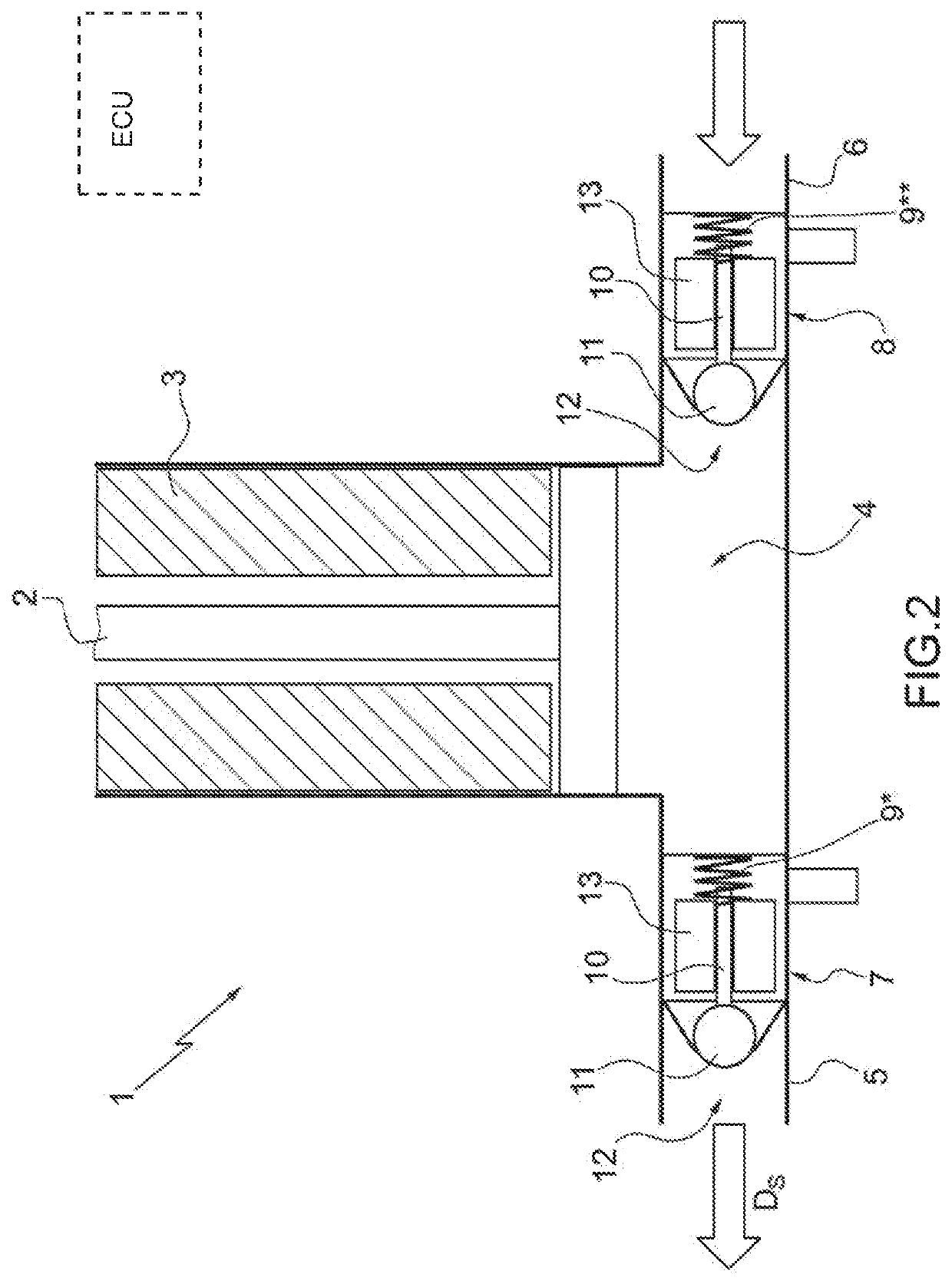 Piston pump and relative control method