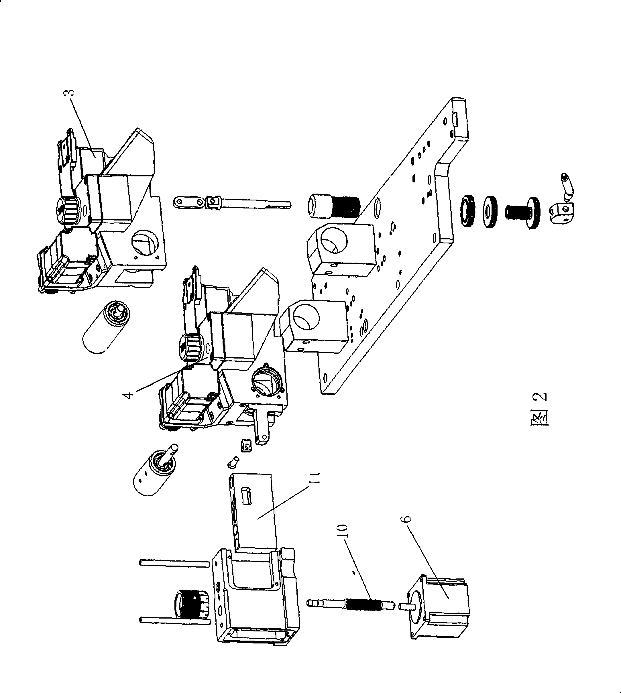 Toe seaming machine control system and toe seaming machine possessing same