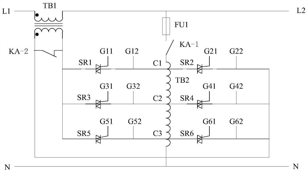 Control method of self-coupling compensation type AC voltage stabilizer