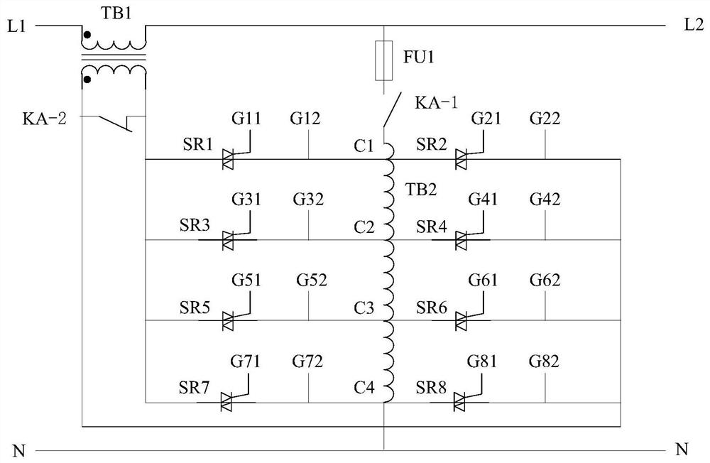 Control method of self-coupling compensation type AC voltage stabilizer