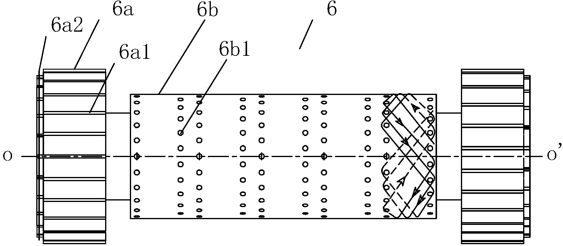 Integrated support convenient to recycle and weaving method thereof