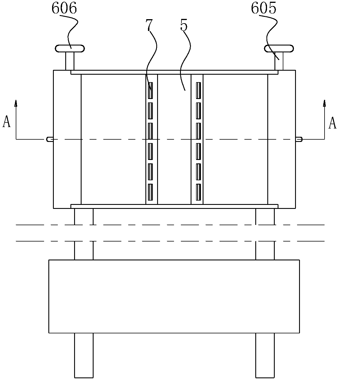 Radix polygonati officinalis slice separating device and using method thereof