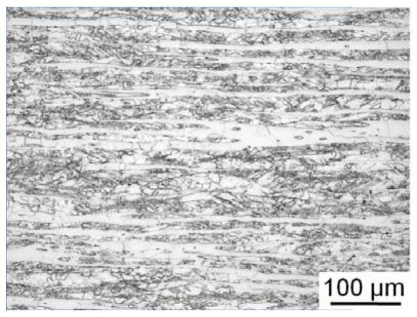 Dual-phase heterogeneous light-weight high-strength steel and preparation method thereof